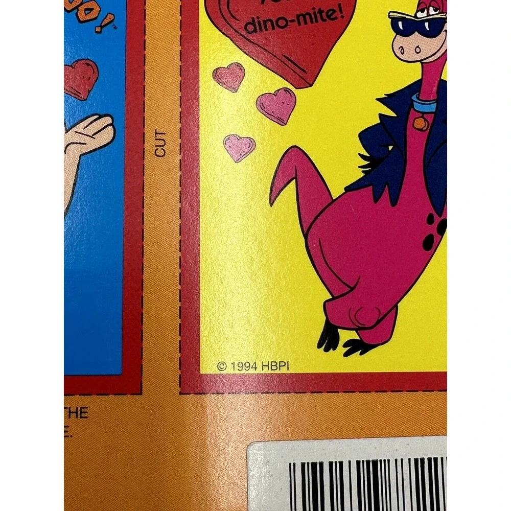 Vtg Valentine's Day Cards The Flintstones Fred Cleo Sealed 1994 Rare‎ Y2K Core